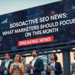 Sosoactive SEO News: What Marketers Should Focus on This Month
