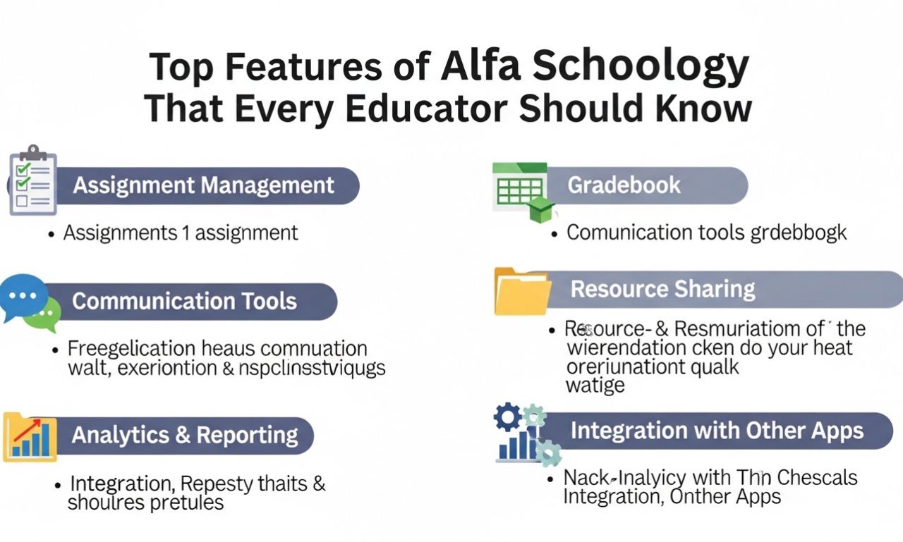 Top Features of Alfa Schoology That Every Educator Should Know